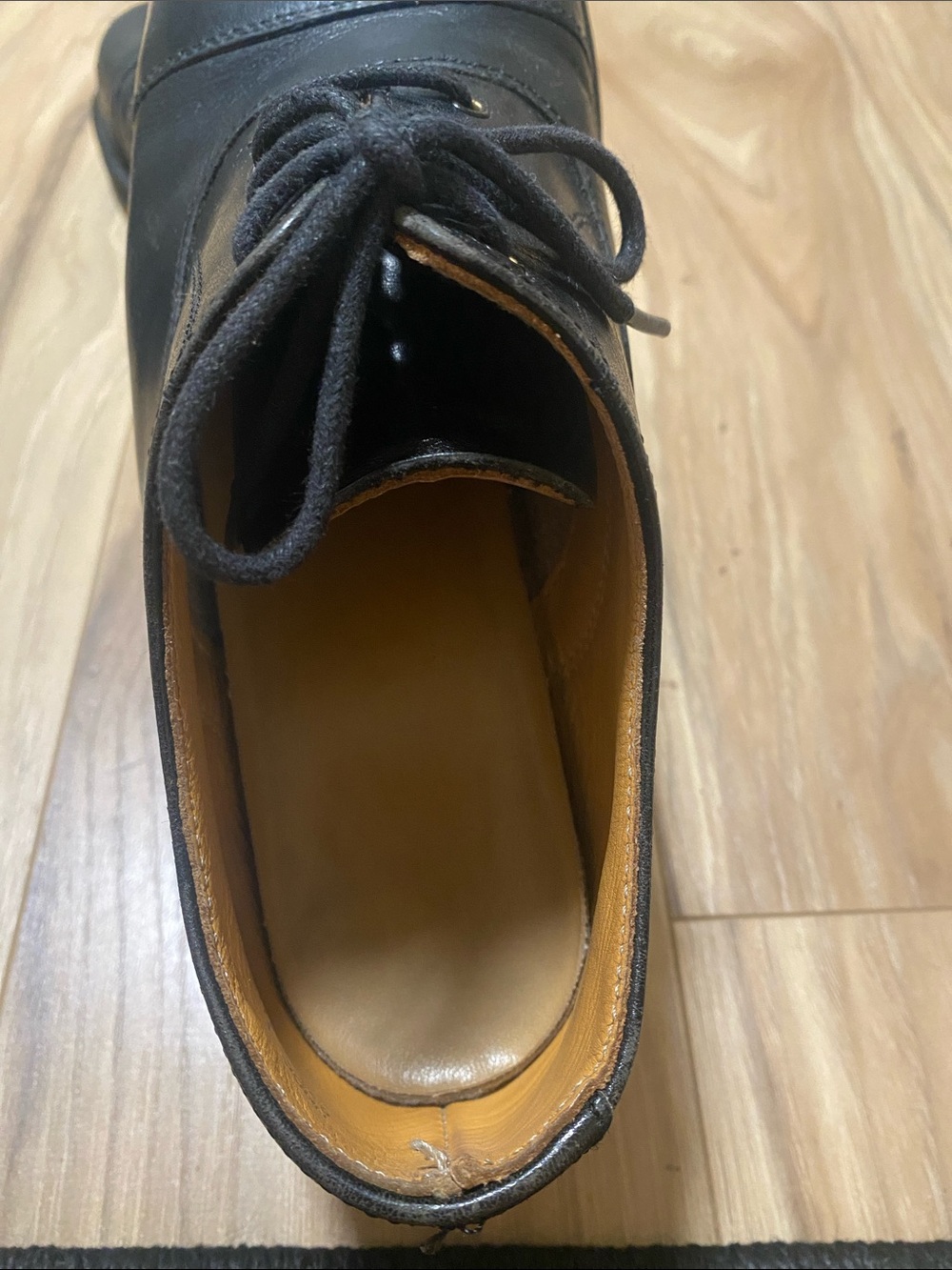 Dr. Martens Black Leather Cap-Toe Lace-Up Oxfords MADE IN ENGLAND - Picture 9 of 10